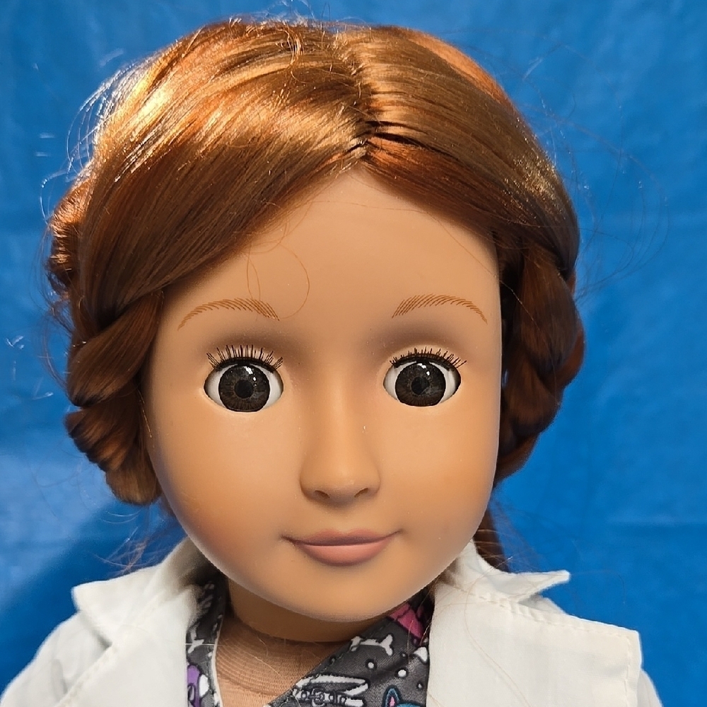 Our Generation Long Red Hair And Brown Eyes